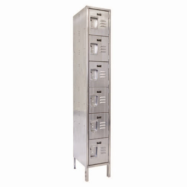 LOCKER-SS 6 TIER 1 WIDE 18 X 18 X 78